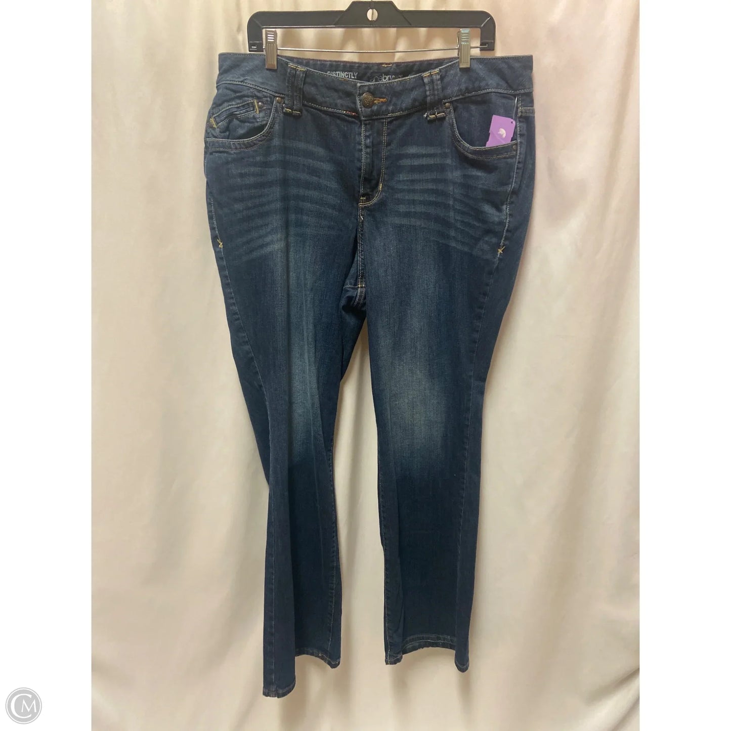 Jeans Boot Cut By Lane Bryant In Blue Denim, Size: 16