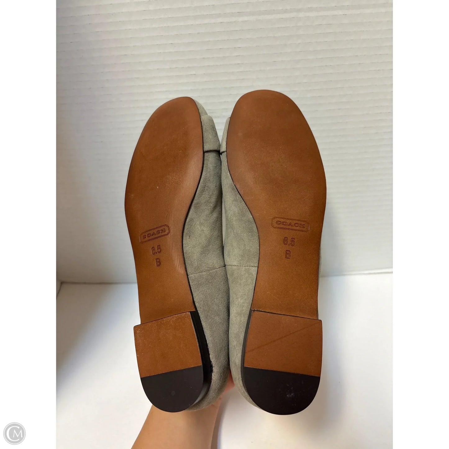 Shoes Designer By Coach In Grey, Size: 6.5