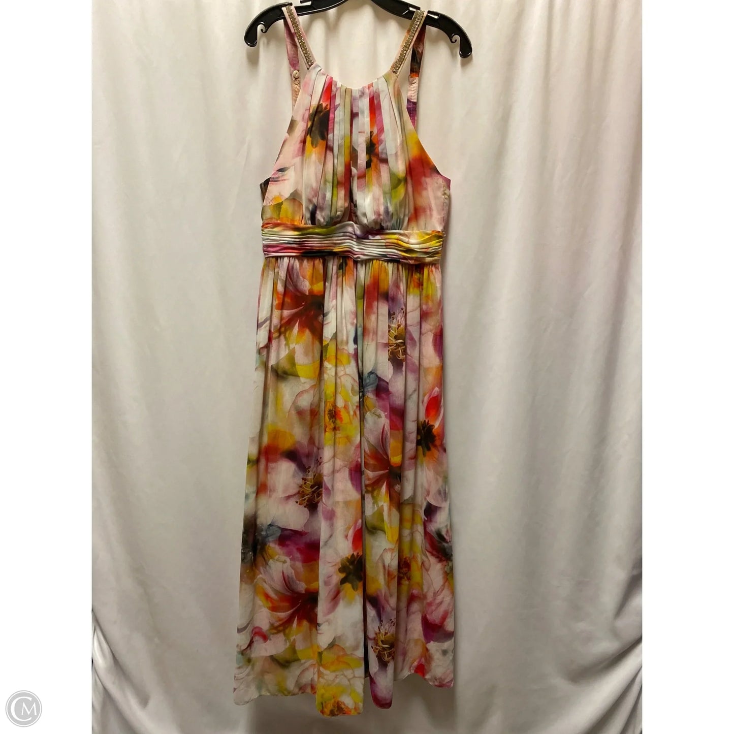 Dress Casual Maxi By Cache In Pink, Size: L