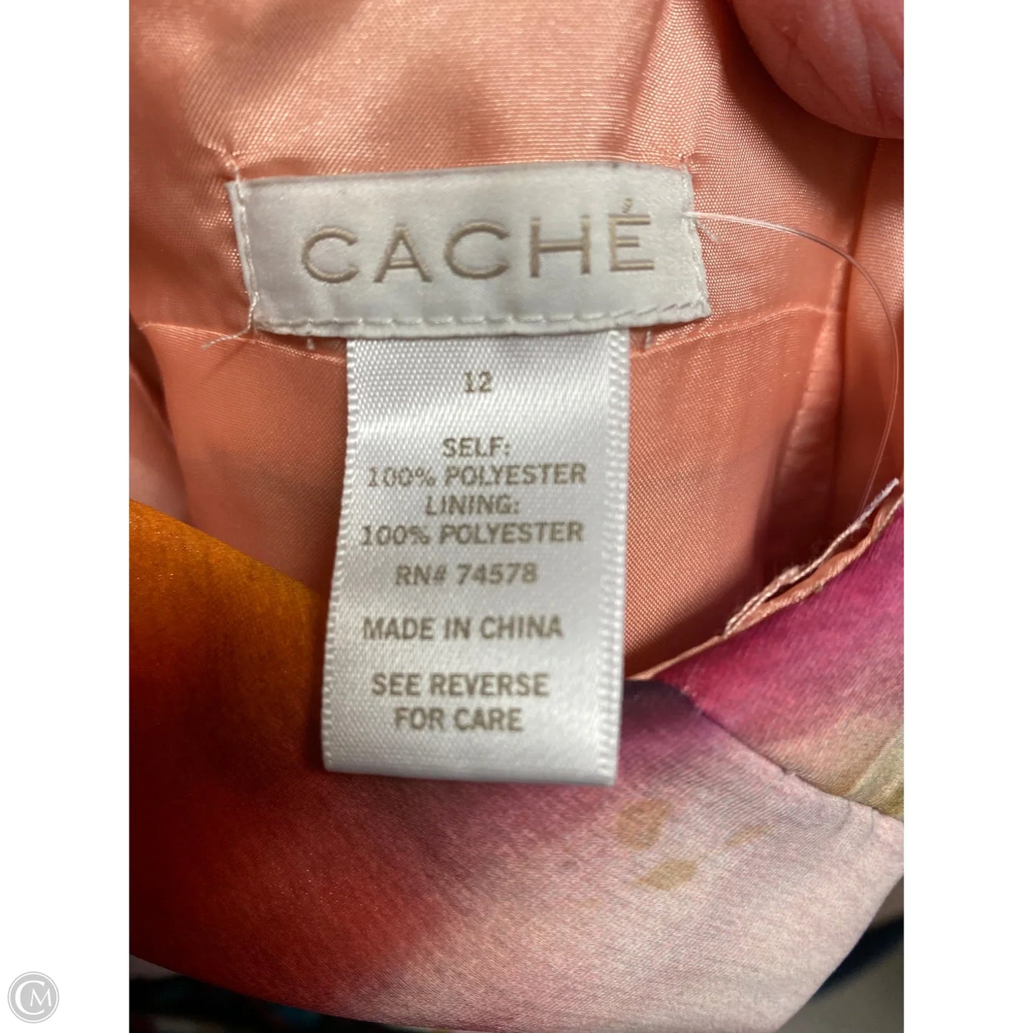 Dress Casual Maxi By Cache In Pink, Size: L