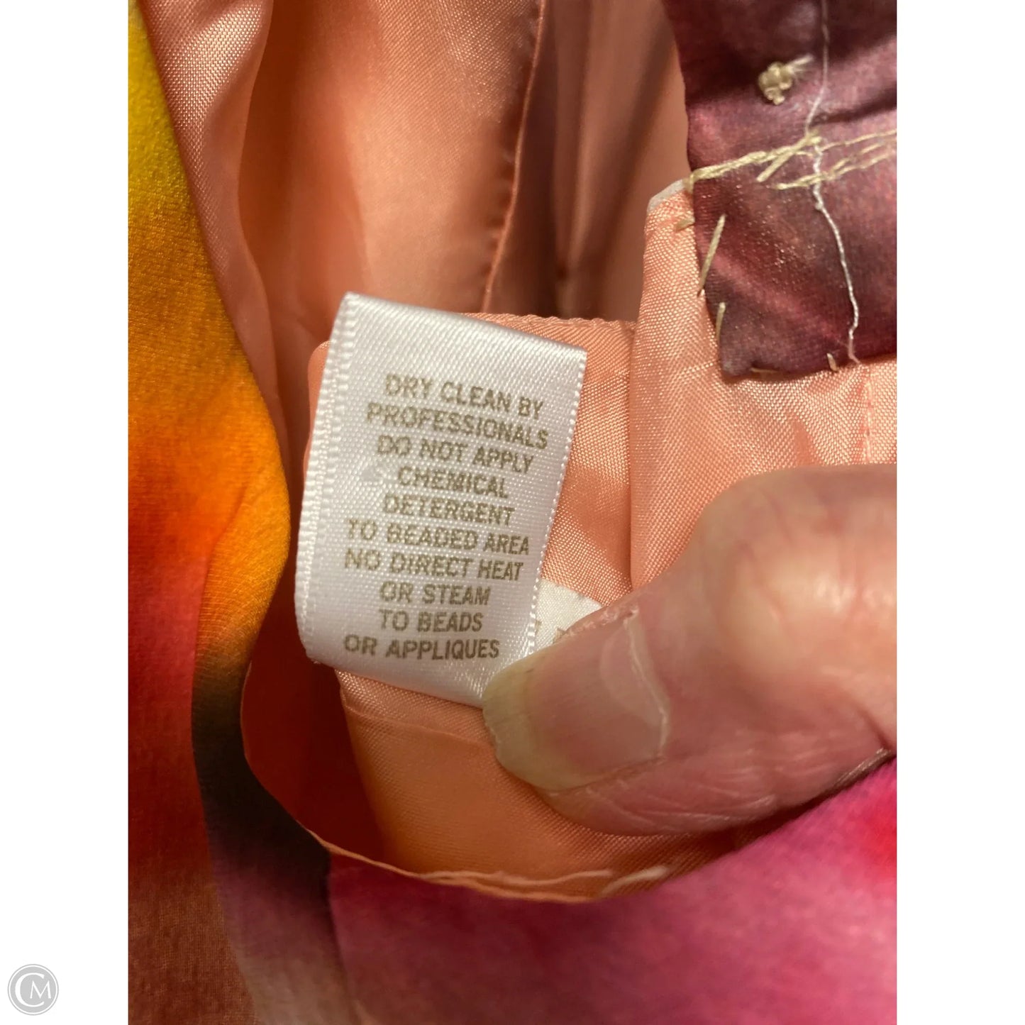 Dress Casual Maxi By Cache In Pink, Size: L