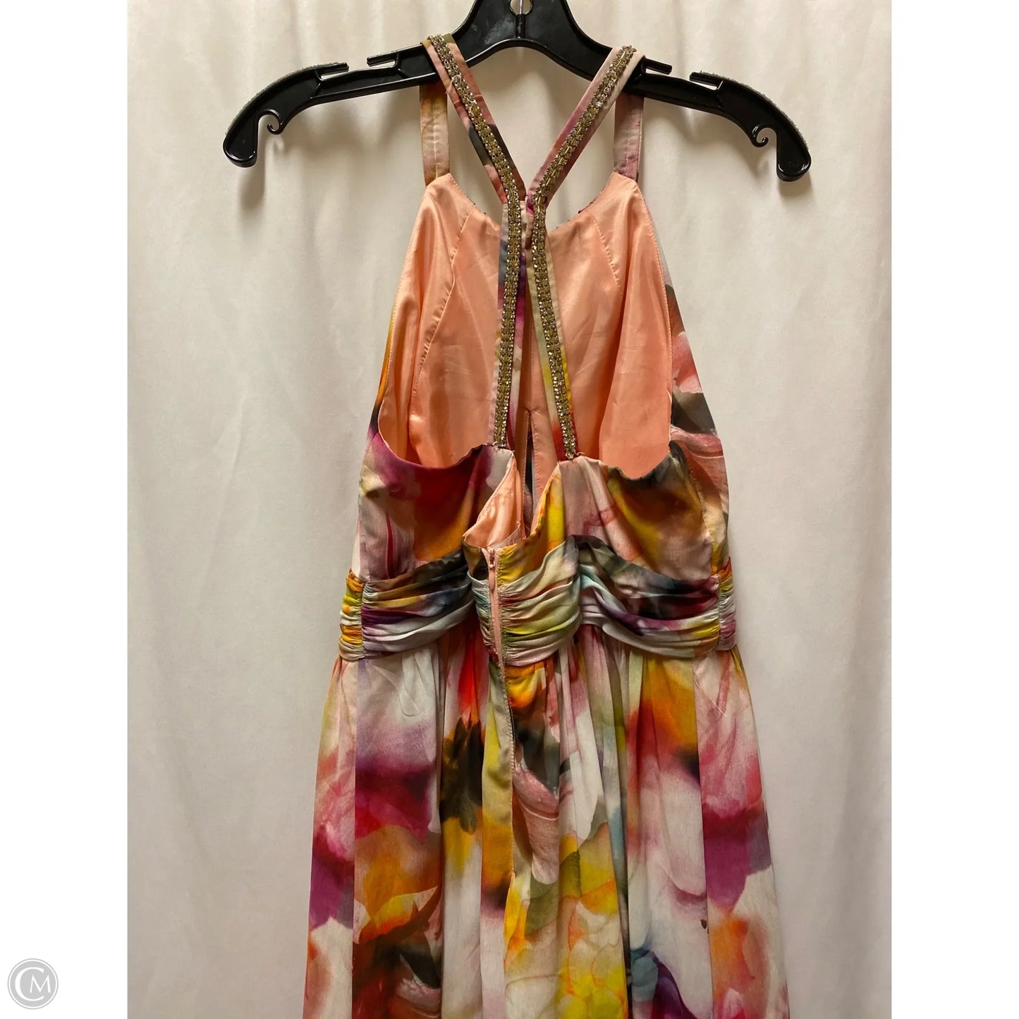 Dress Casual Maxi By Cache In Pink, Size: L