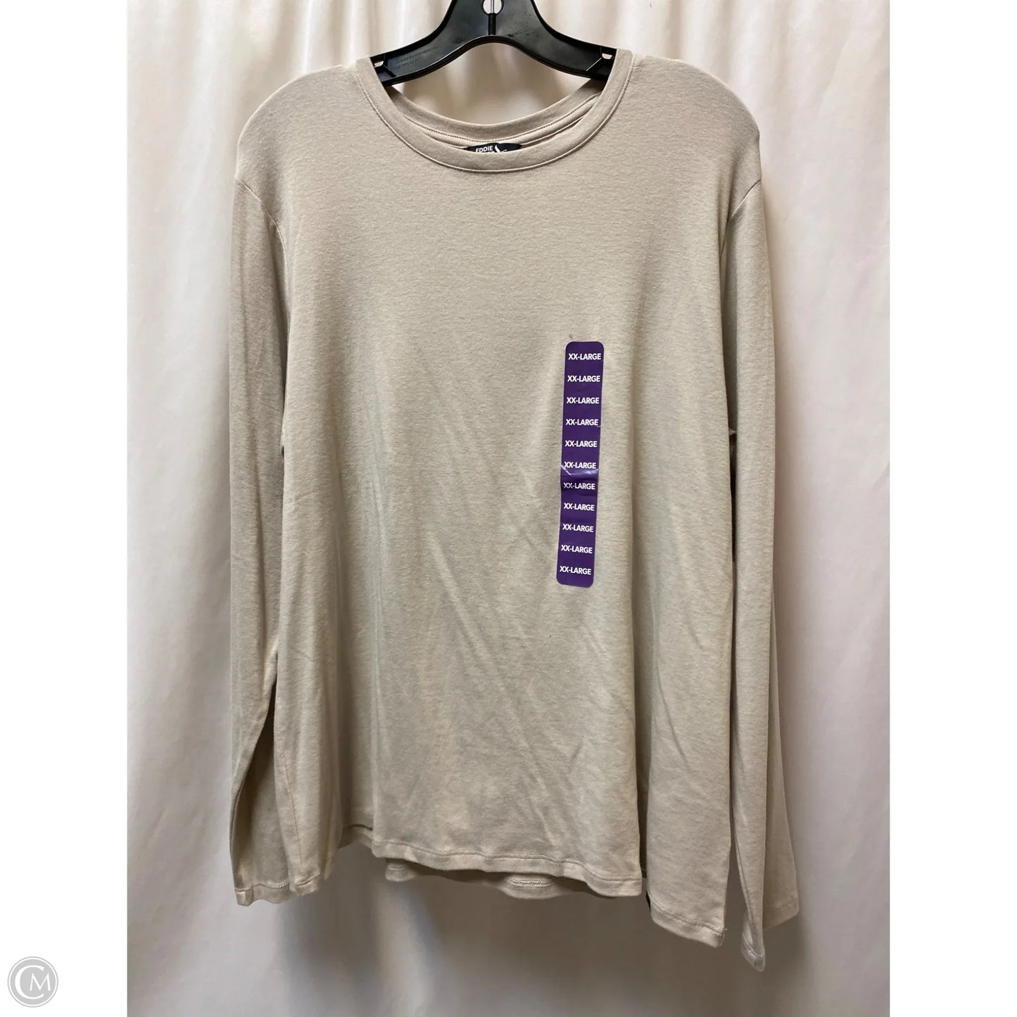 Top Long Sleeve By Eddie Bauer In Taupe, Size: Xxl