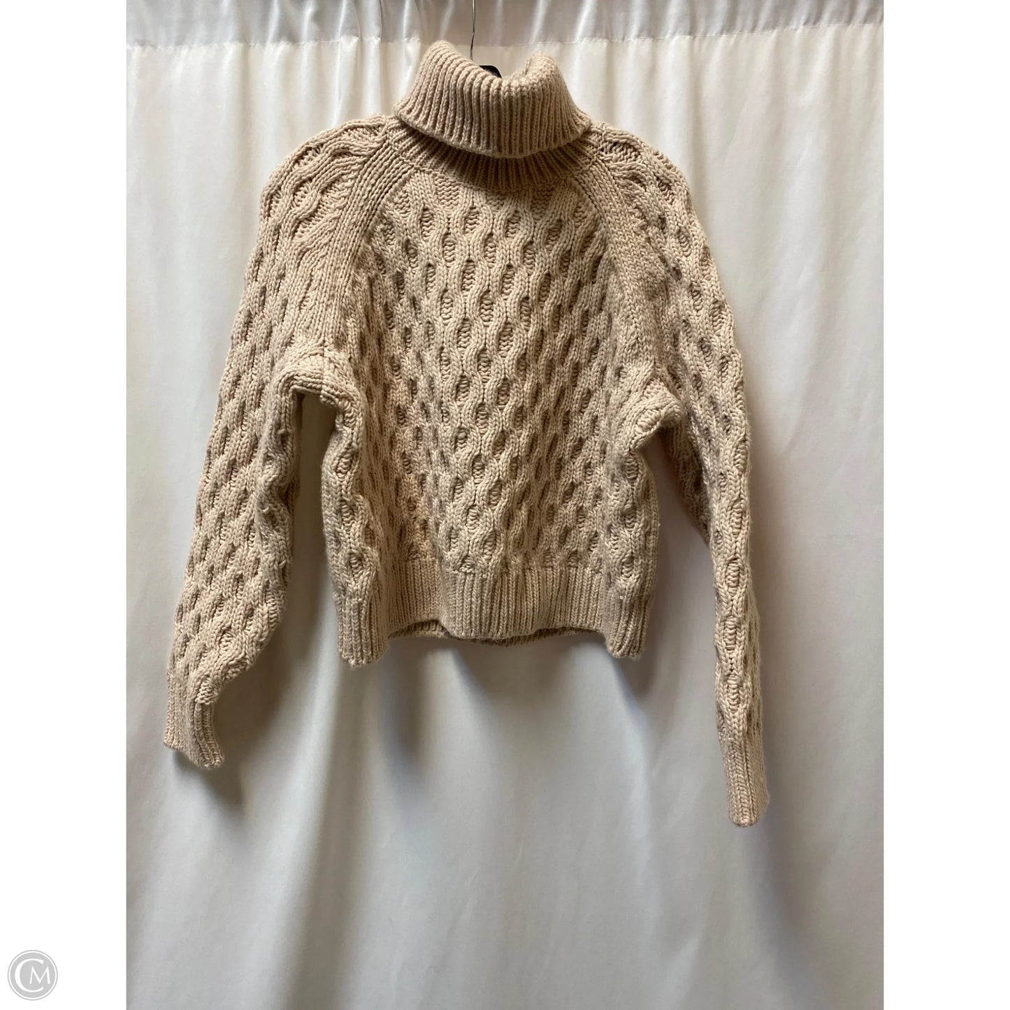 Sweater By H&m In Tan, Size: L