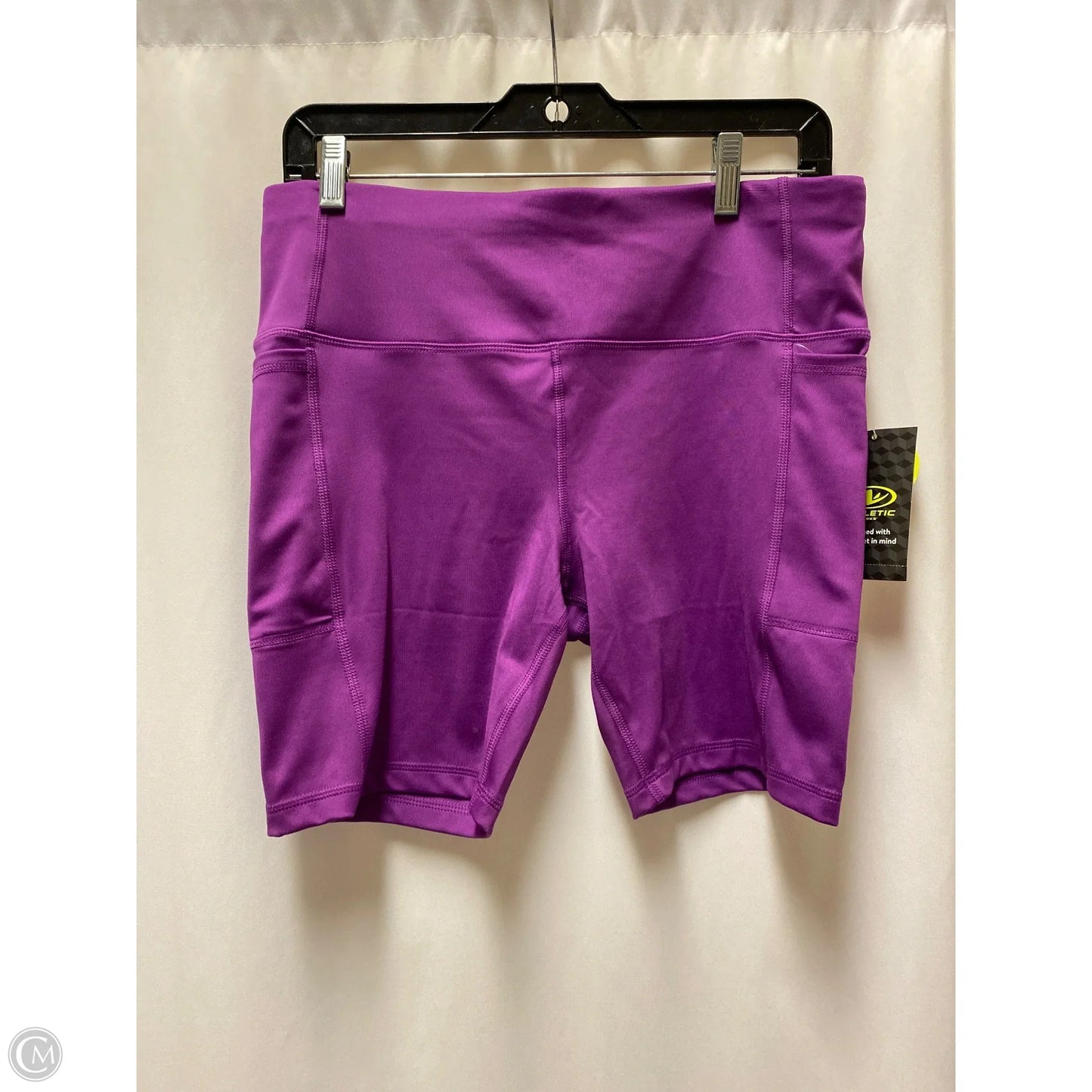 Athletic Shorts By Athletic Works In Purple, Size: L