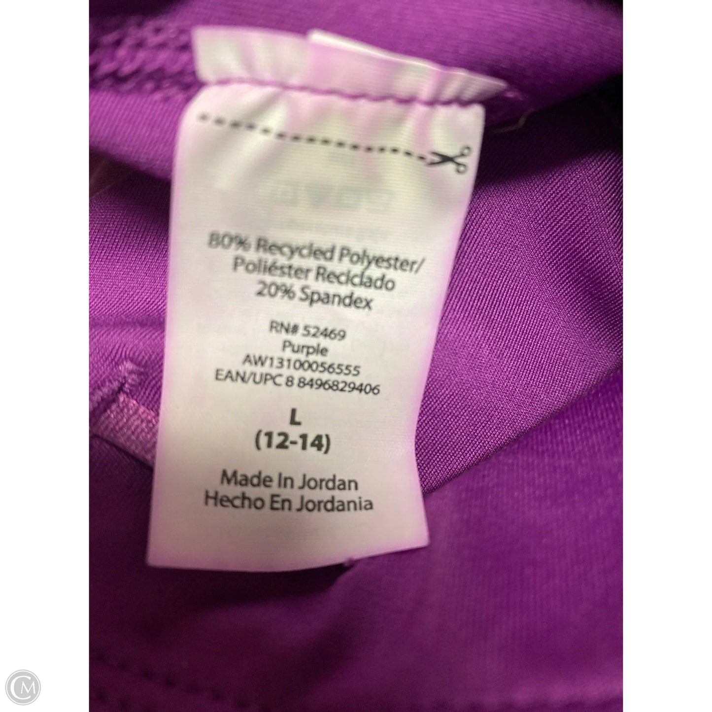 Athletic Shorts By Athletic Works In Purple, Size: L