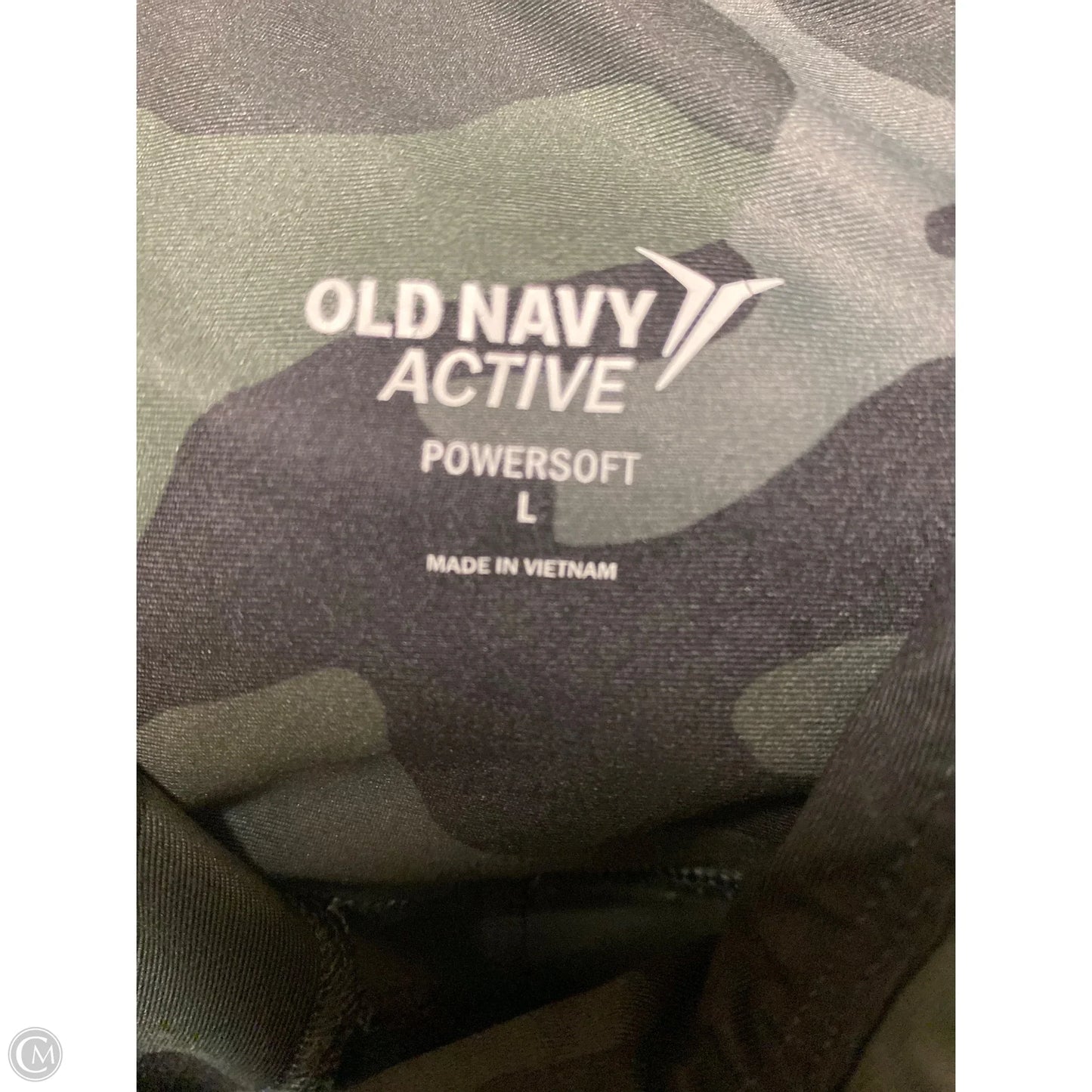 Athletic Leggings By Old Navy In Green, Size: L
