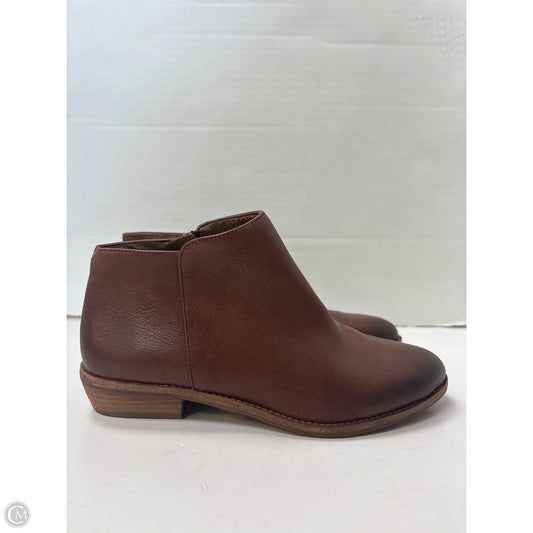 Boots Ankle Flats By Gianni Bini In Brown, Size: 7.5