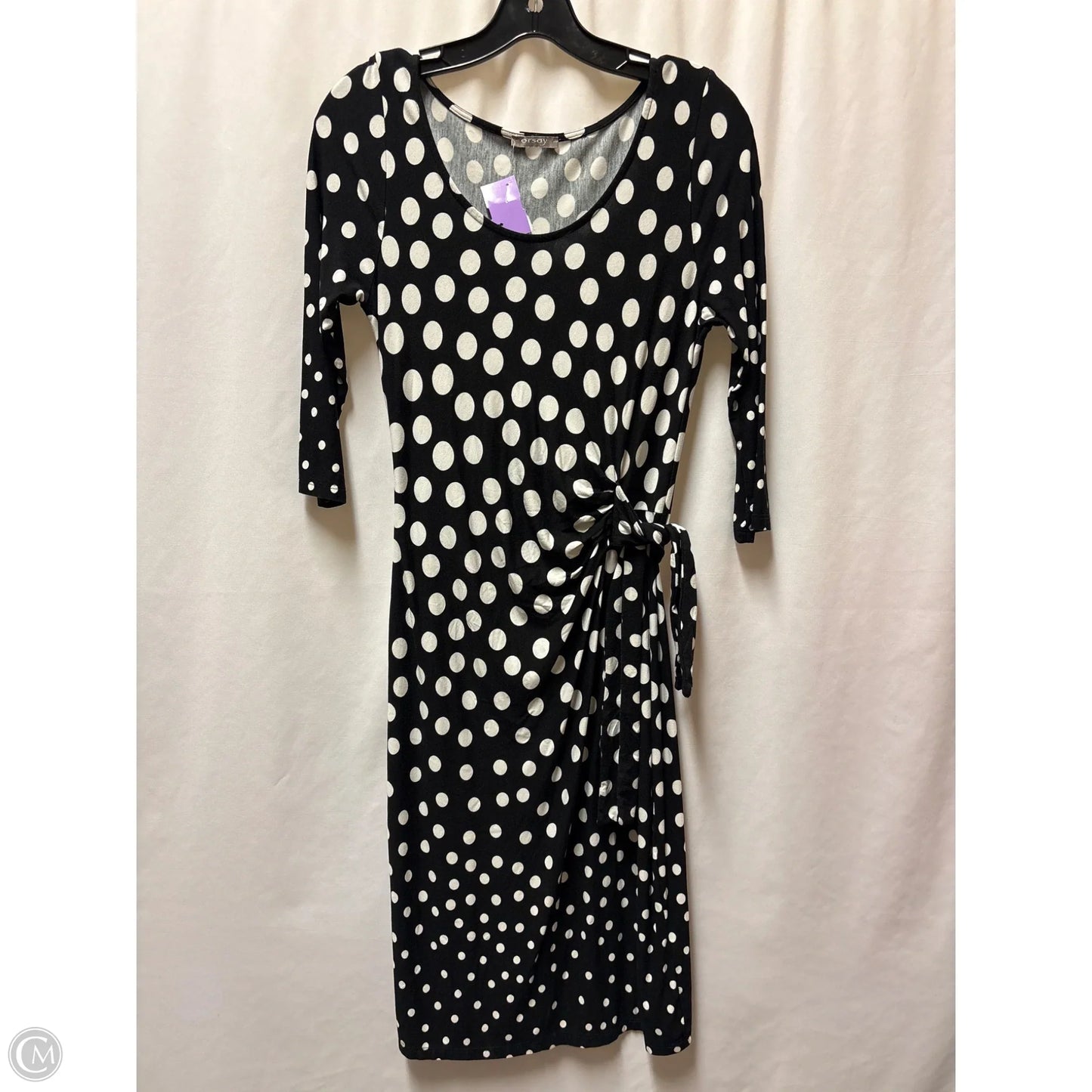 Dress Casual Midi By Clothes Mentor In Black & White, Size: Xs
