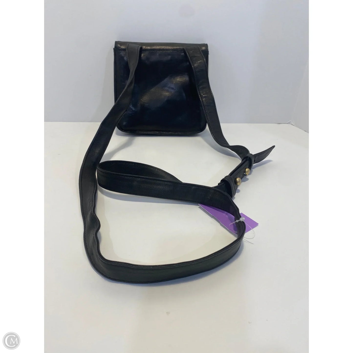 Crossbody Leather By Perlina, Size: Small