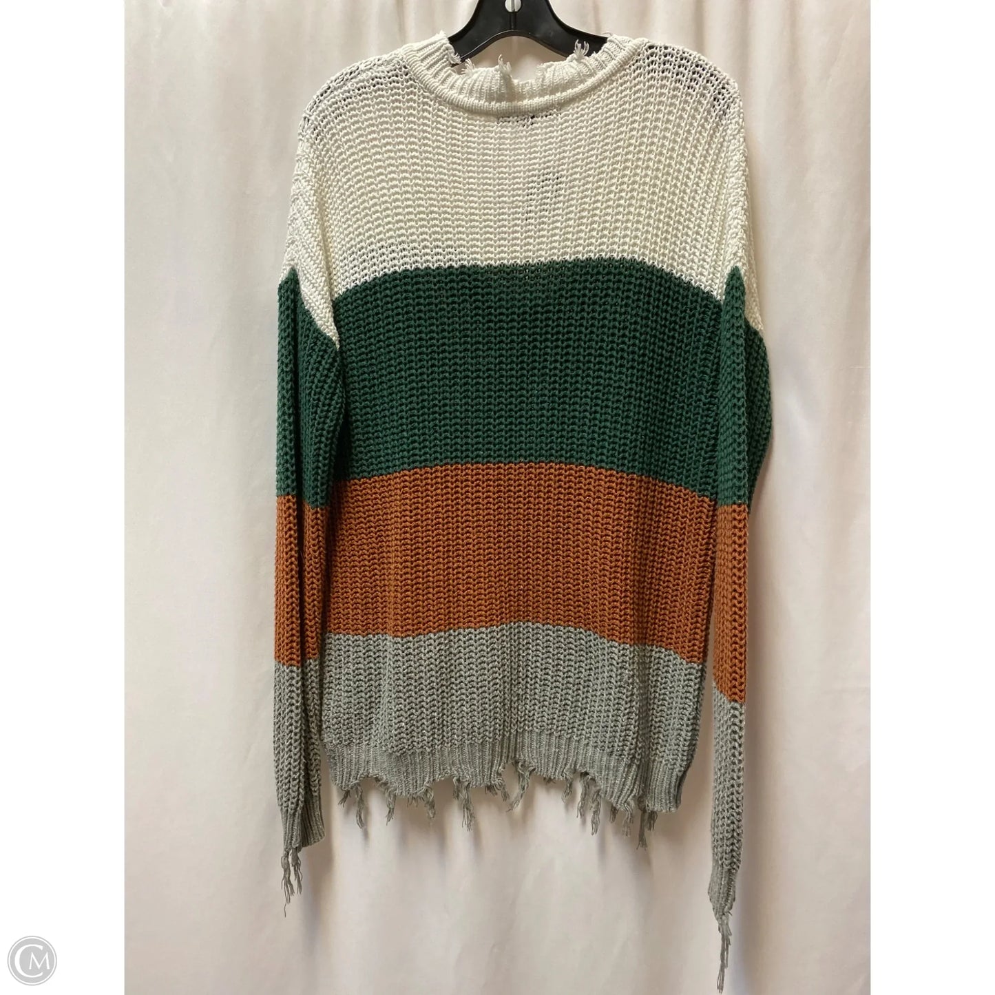 Sweater By Clothes Mentor In White, Size: S