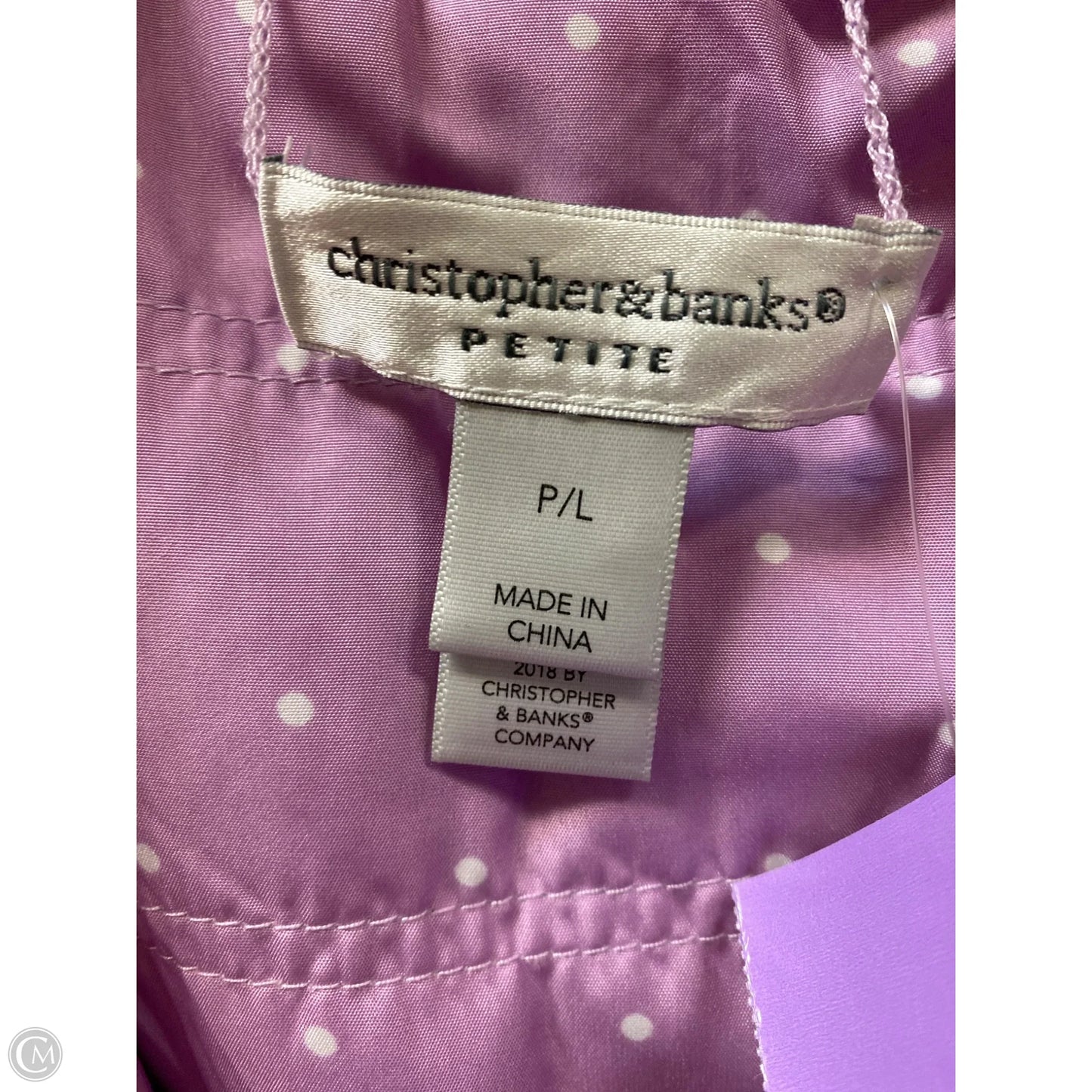 Vest Other By Christopher And Banks In Purple, Size: Lp