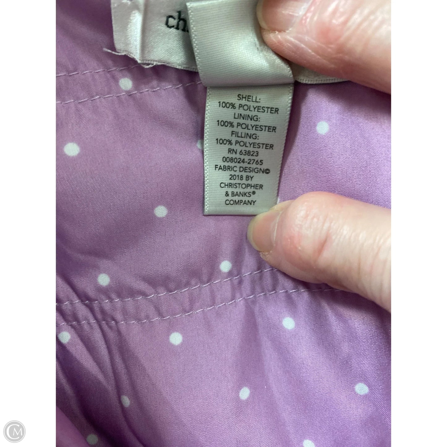 Vest Other By Christopher And Banks In Purple, Size: Lp