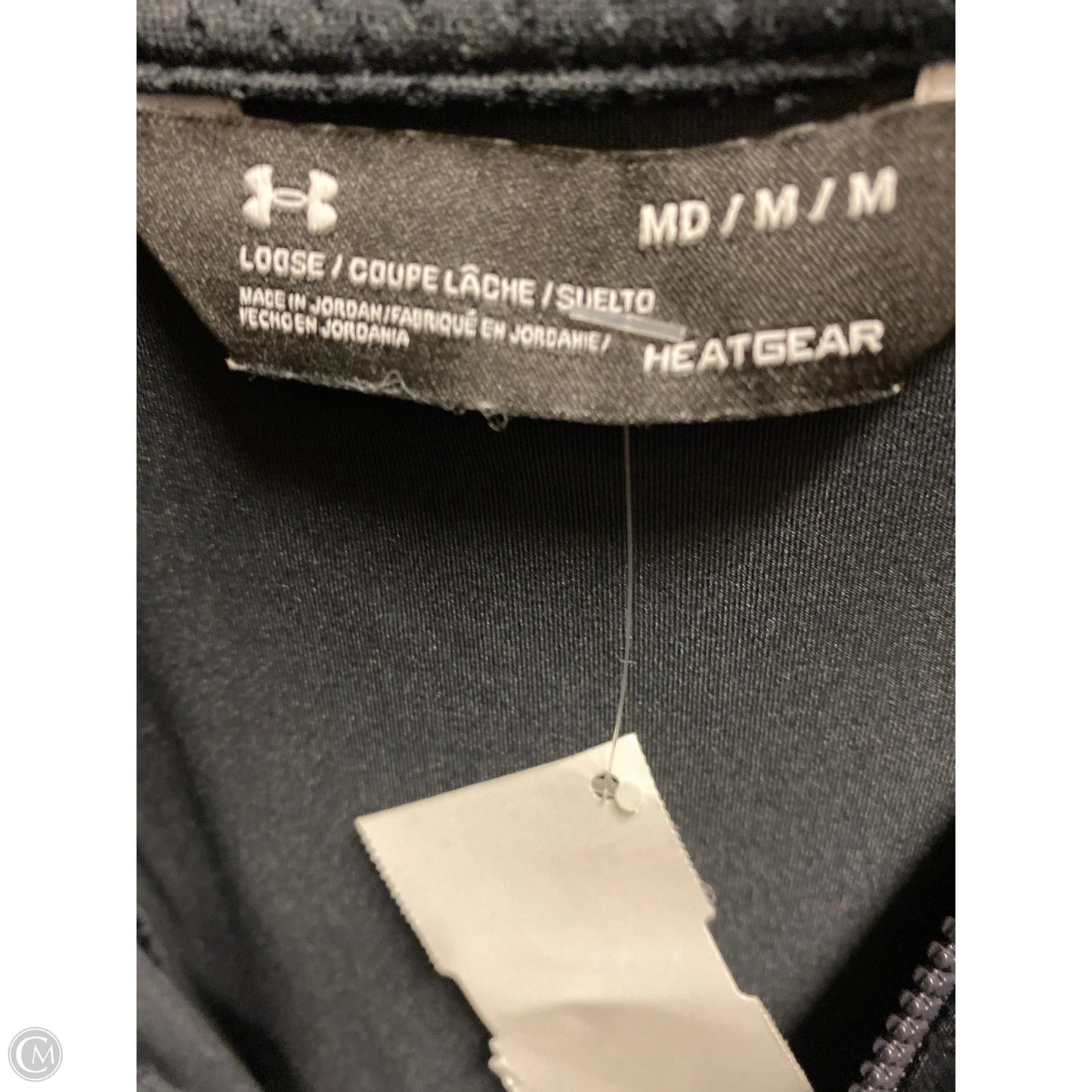 Athletic Jacket By Under Armour In Black, Size: M