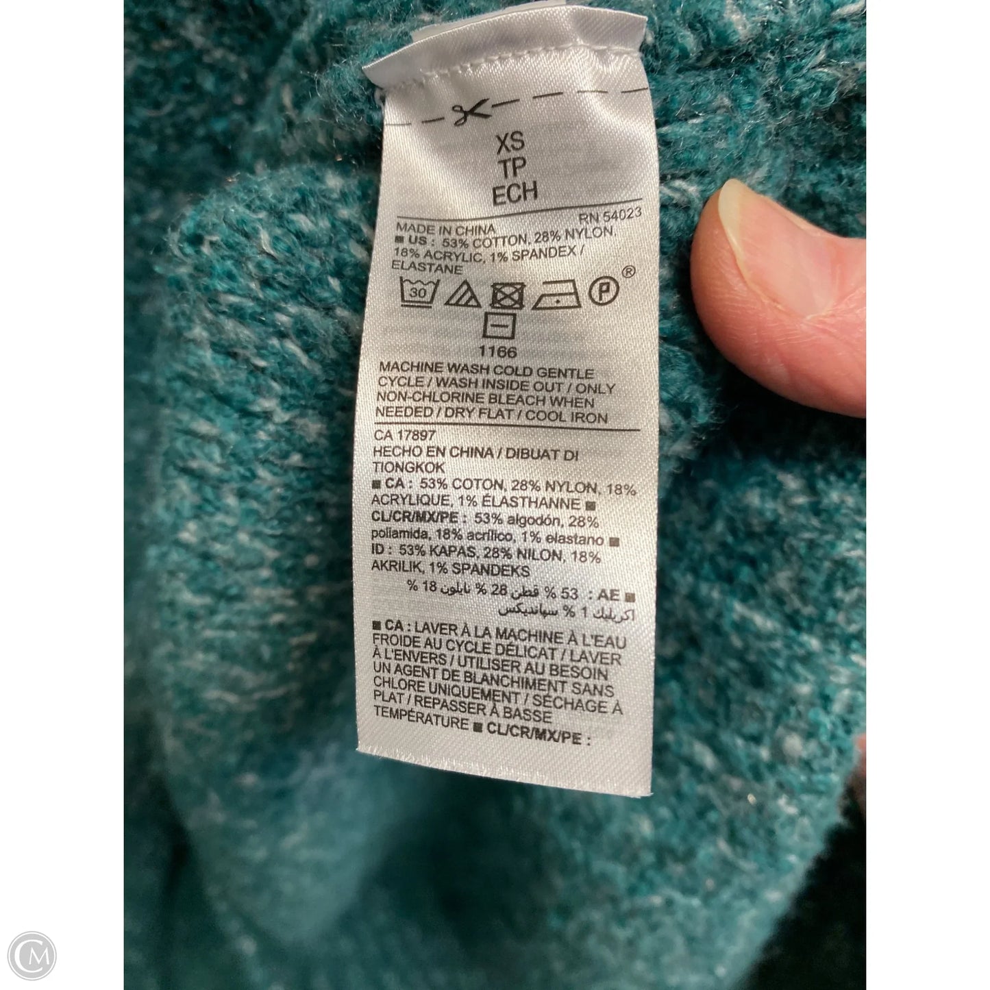 Sweater By Old Navy In Green, Size: Xs