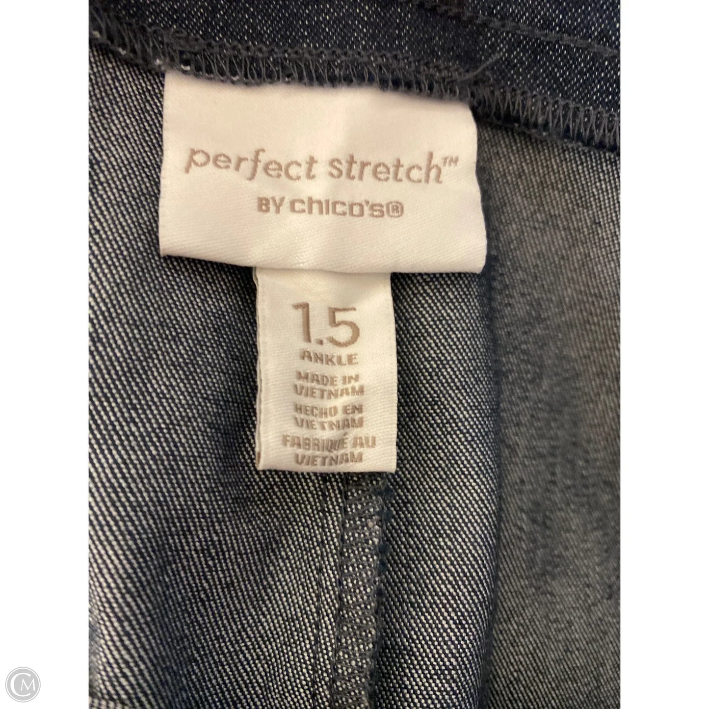 Jeans Straight By Chicos In Blue, Size: M