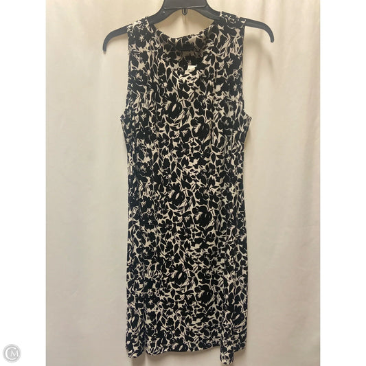 Dress Casual Midi By Tommy Hilfiger In Black & White, Size: M