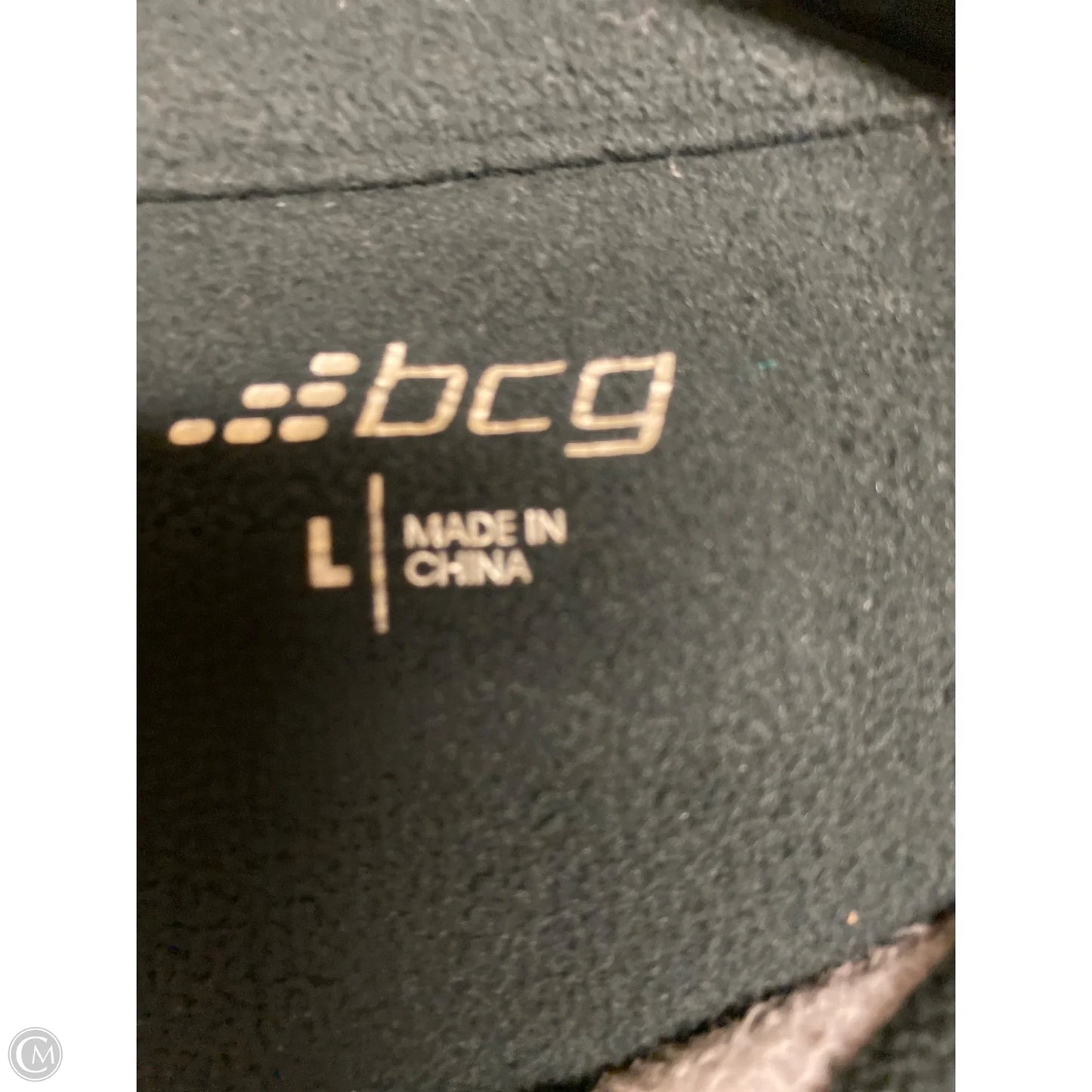 Sweatshirt Collar By Bcg In Grey, Size: L