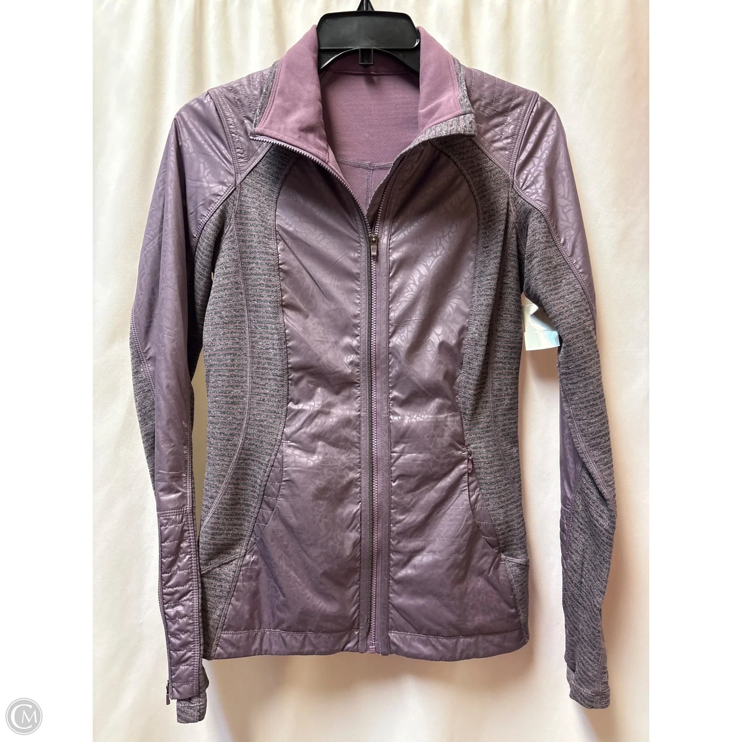 Athletic Jacket By Lululemon In Purple, Size: 2