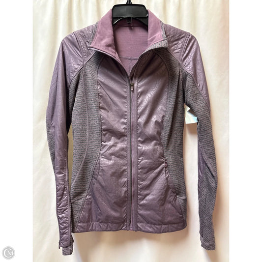 Athletic Jacket By Lululemon In Purple, Size: 2