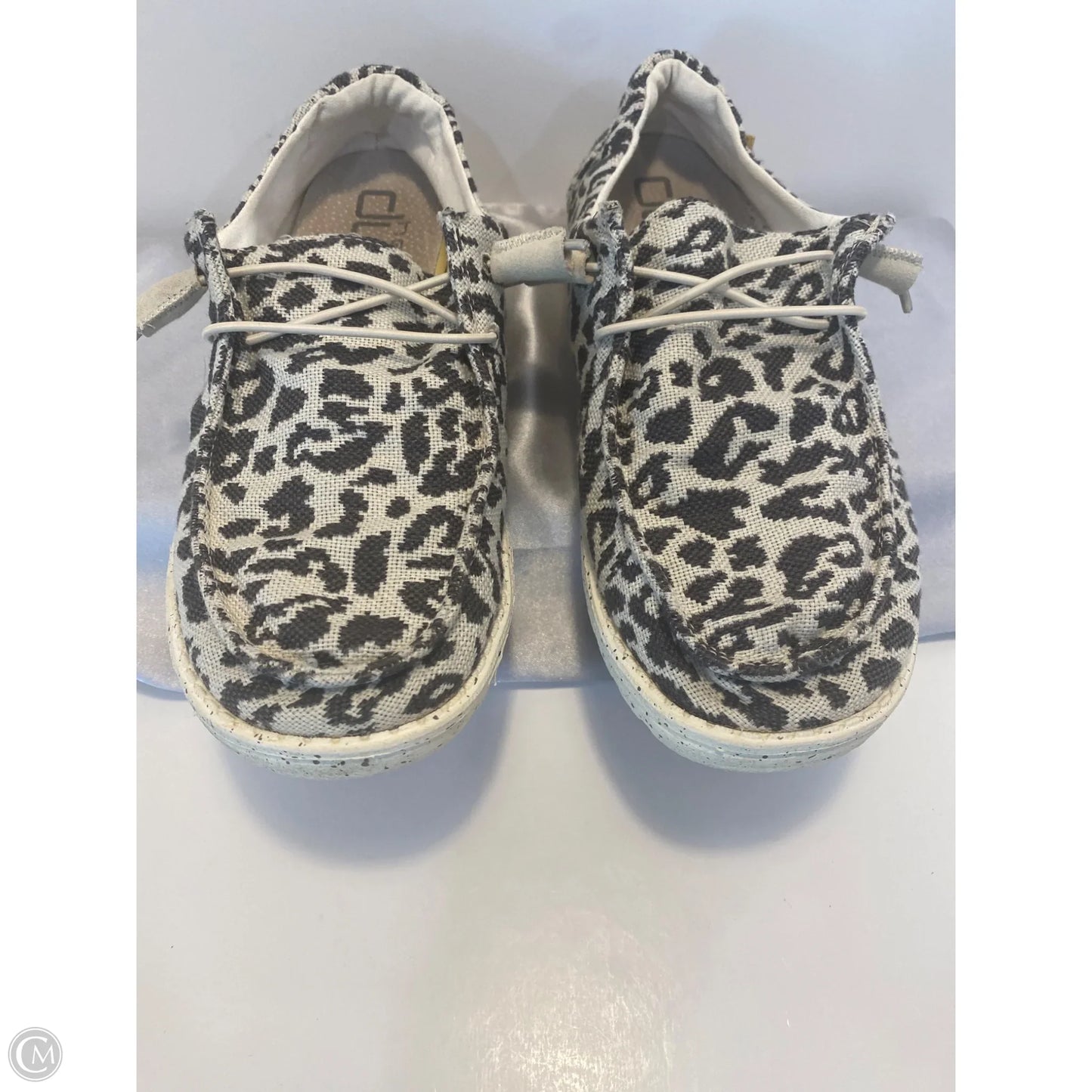 Shoes Flats By Hey Dude In Animal Print, Size: 9