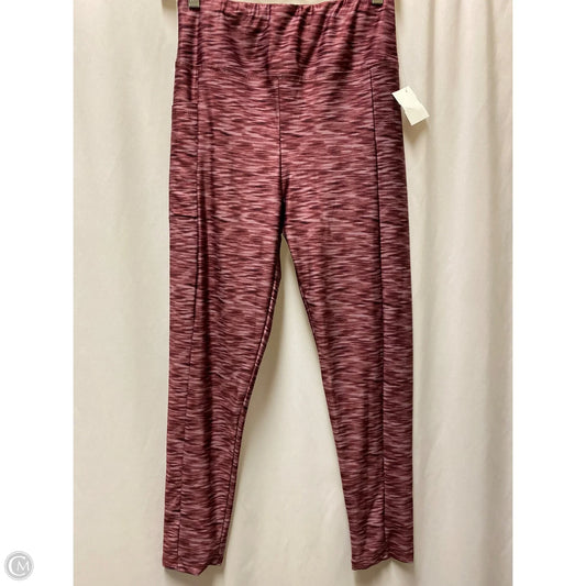Athletic Leggings By Zone Pro In Pink, Size: M