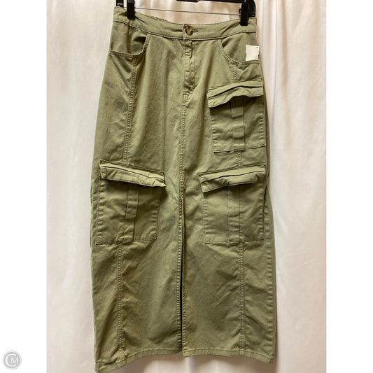 Skirt Midi By Clothes Mentor In Green, Size: M