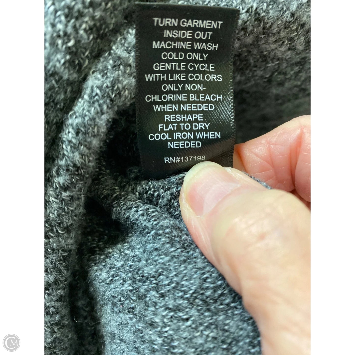 Sweater By Tahari In Grey, Size: Xs