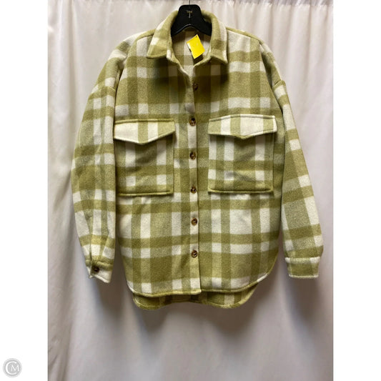 Jacket Shirt By 12th Tribe In Green, Size: Xs