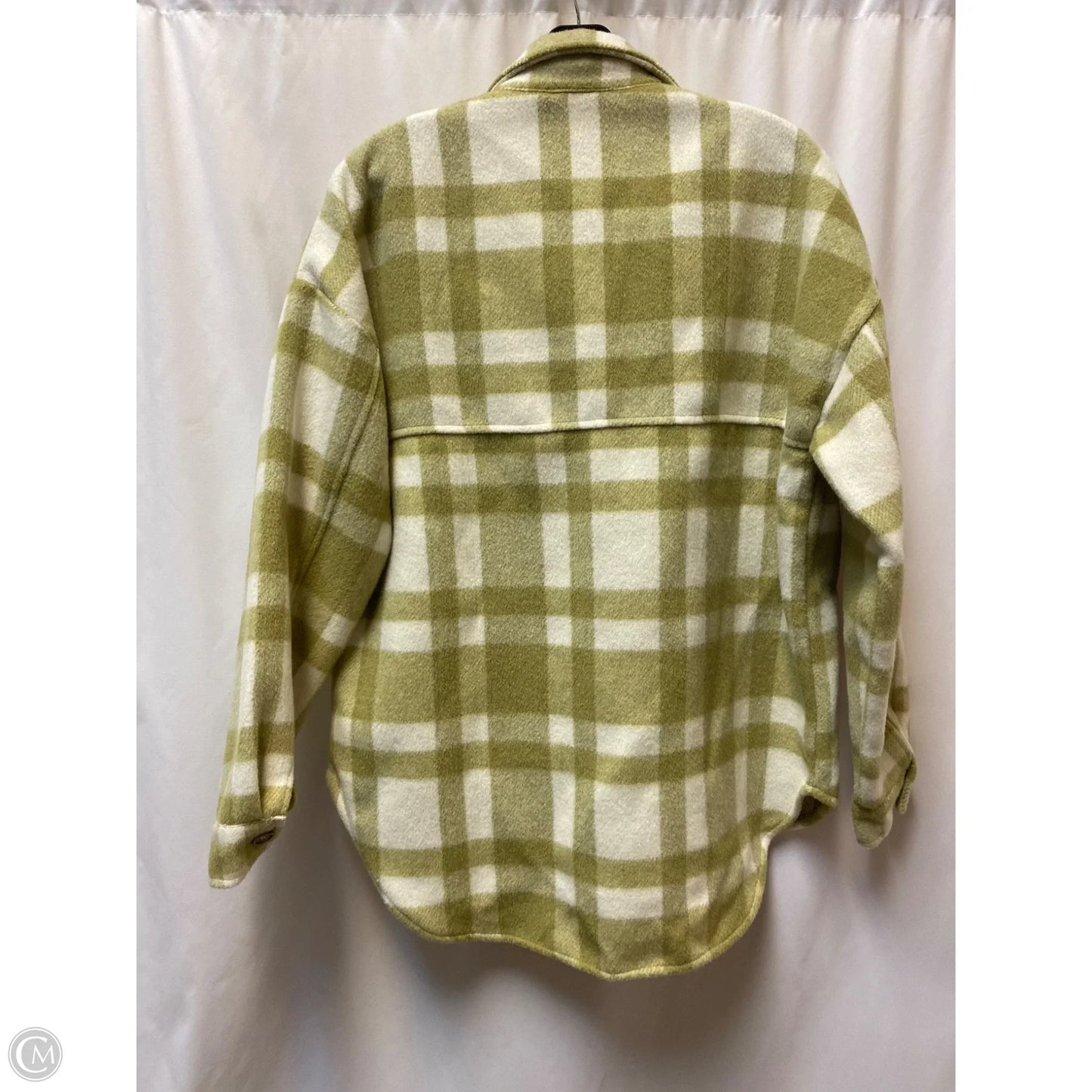 Jacket Shirt By 12th Tribe In Green, Size: Xs