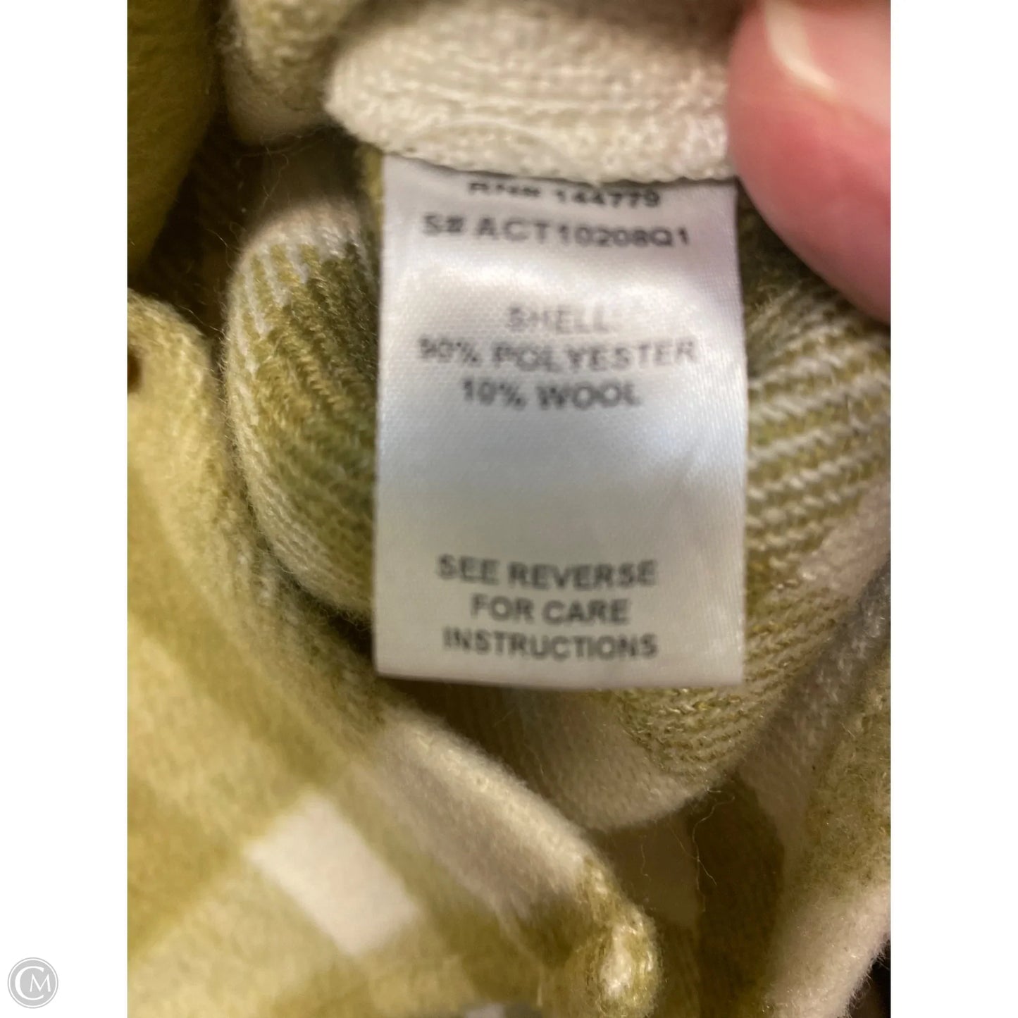 Jacket Shirt By 12th Tribe In Green, Size: Xs