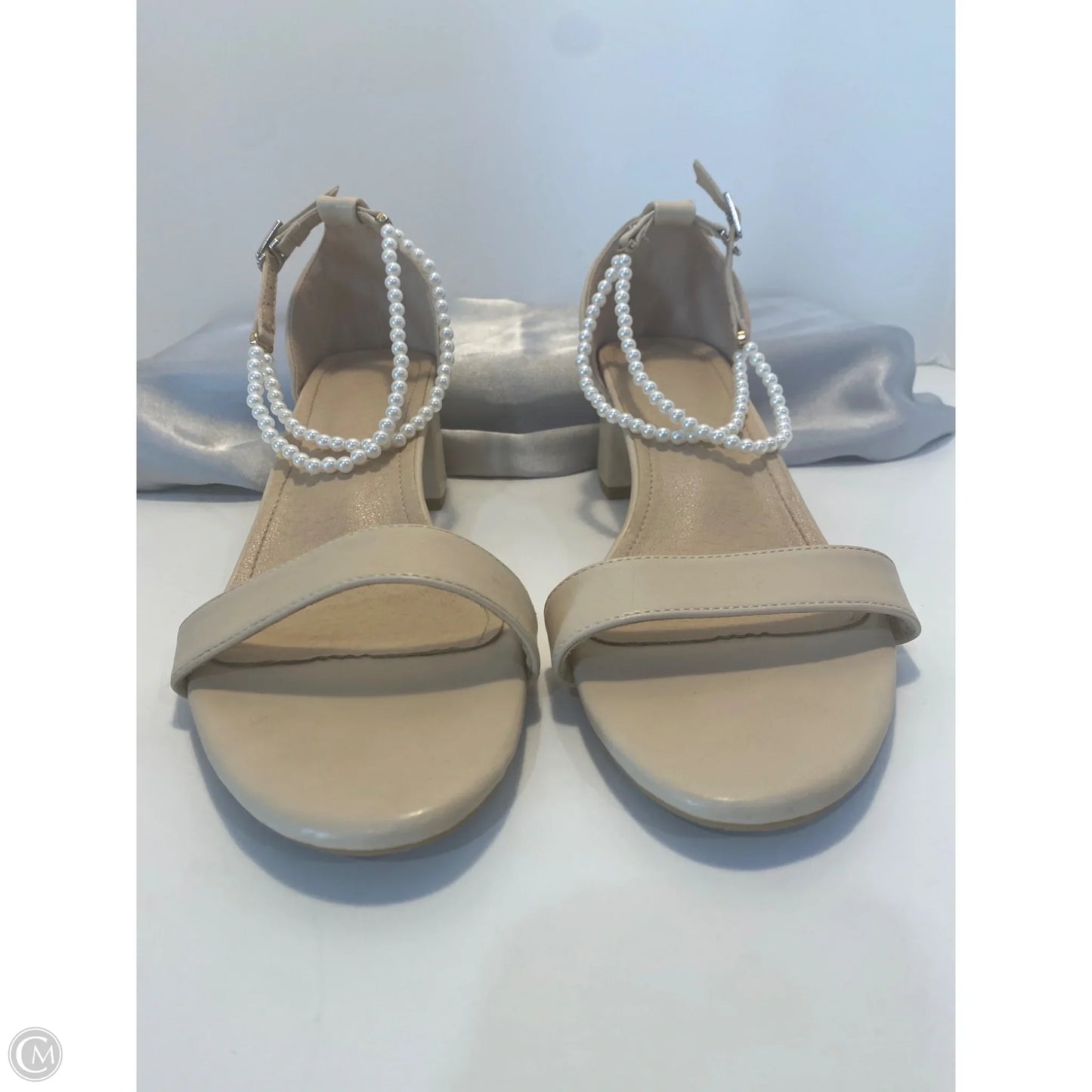 Shoes Heels Block By Clothes Mentor In Tan, Size: 11.5