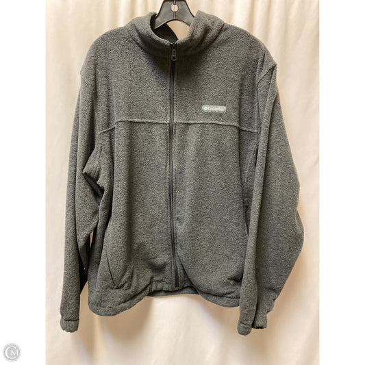 Jacket Fleece By Columbia In Grey, Size: Xl
