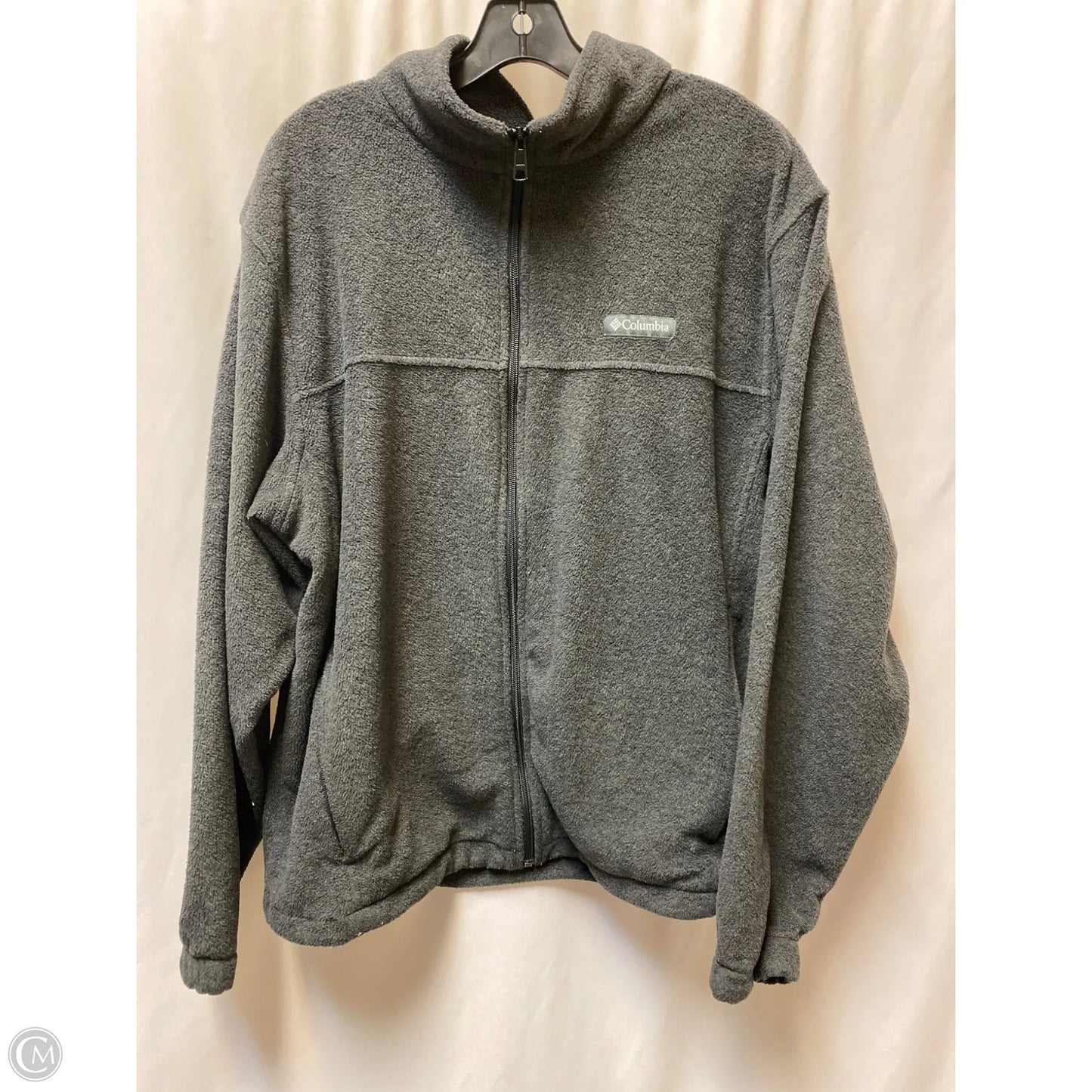 Jacket Fleece By Columbia In Grey, Size: Xl