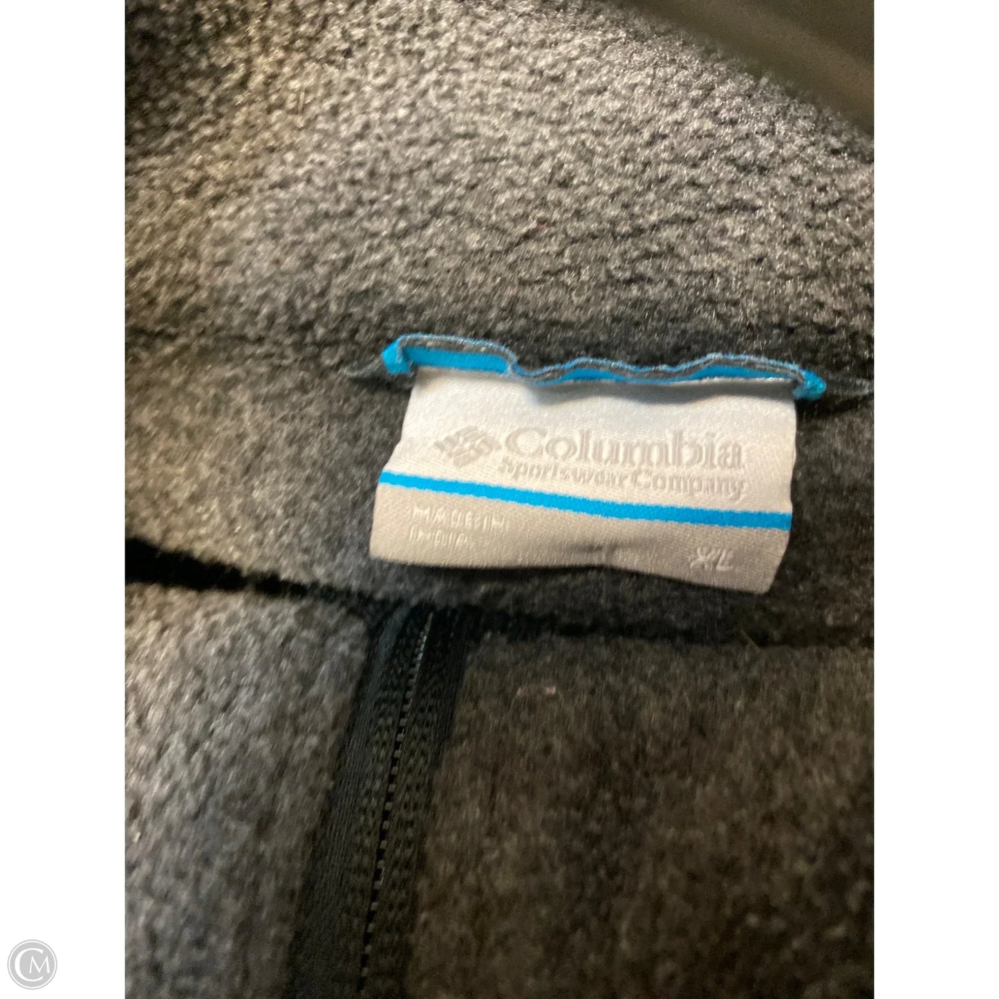 Jacket Fleece By Columbia In Grey, Size: Xl