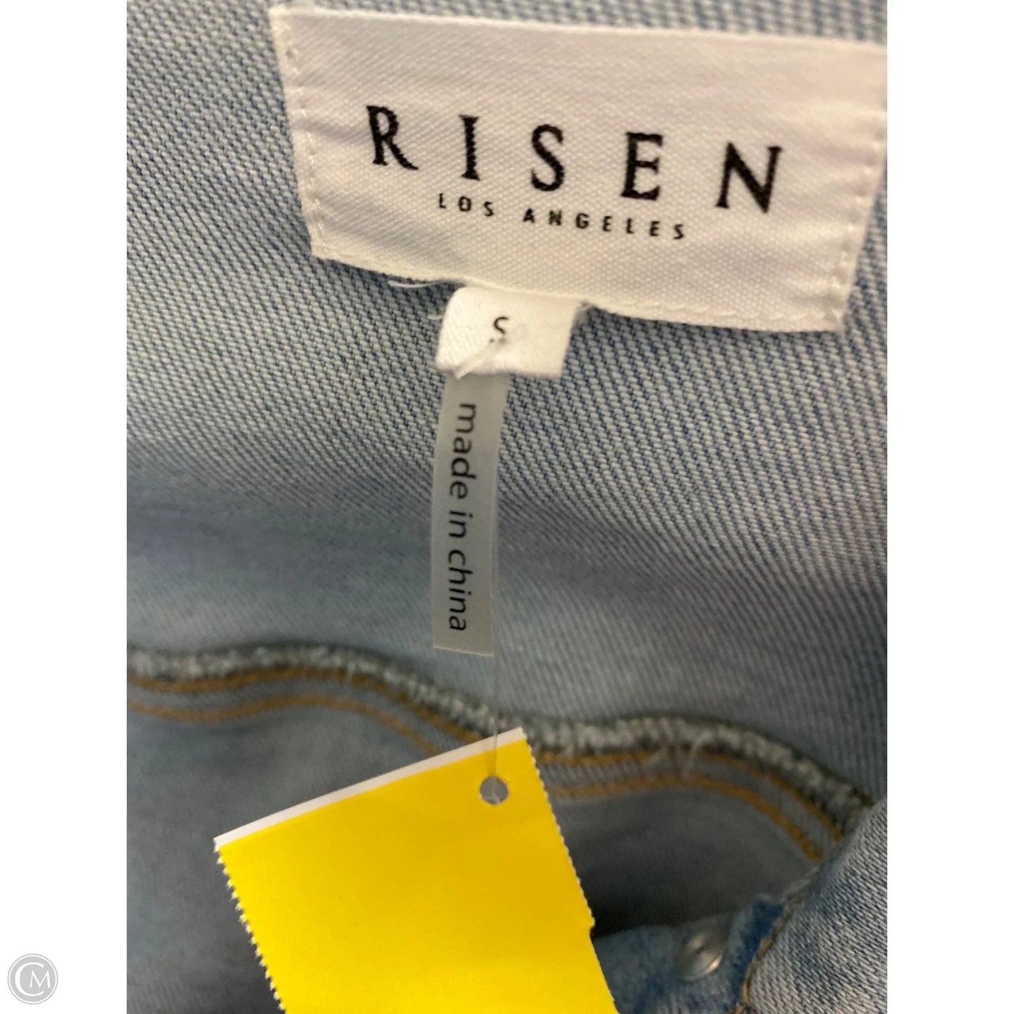 Jacket Denim By Risen In Blue Denim, Size: S