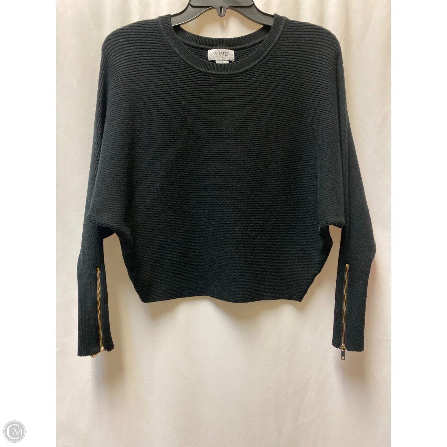 Sweater By Carmen By Carmen Marc Valvo In Black, Size: S