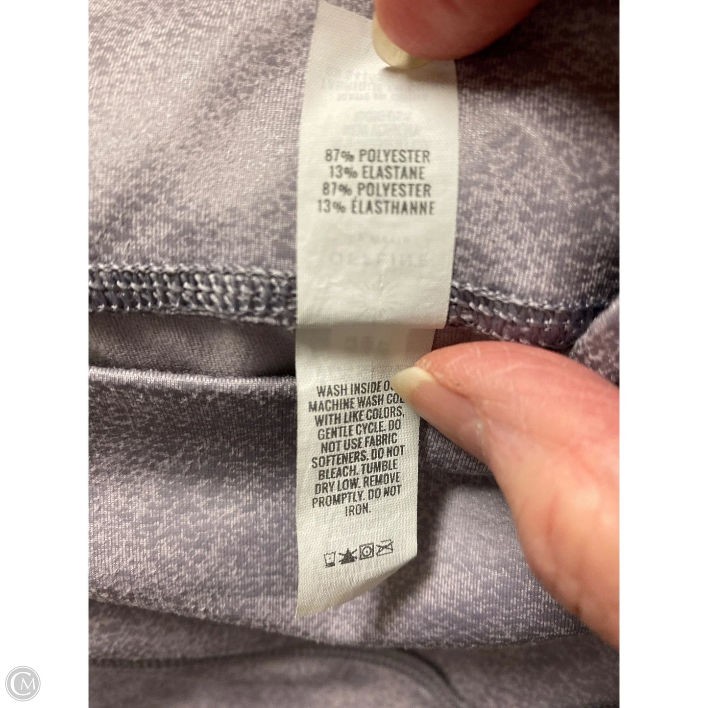 Athletic Leggings By Aerie In Purple, Size: M