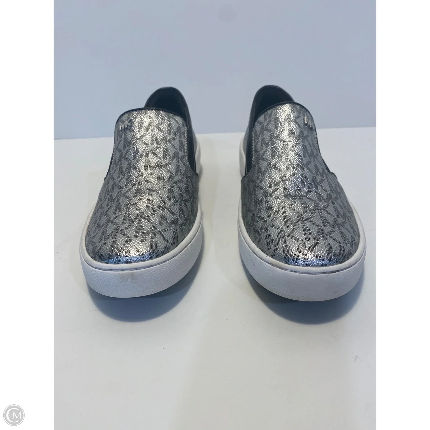 Shoes Flats By Michael By Michael Kors In Silver, Size: 7