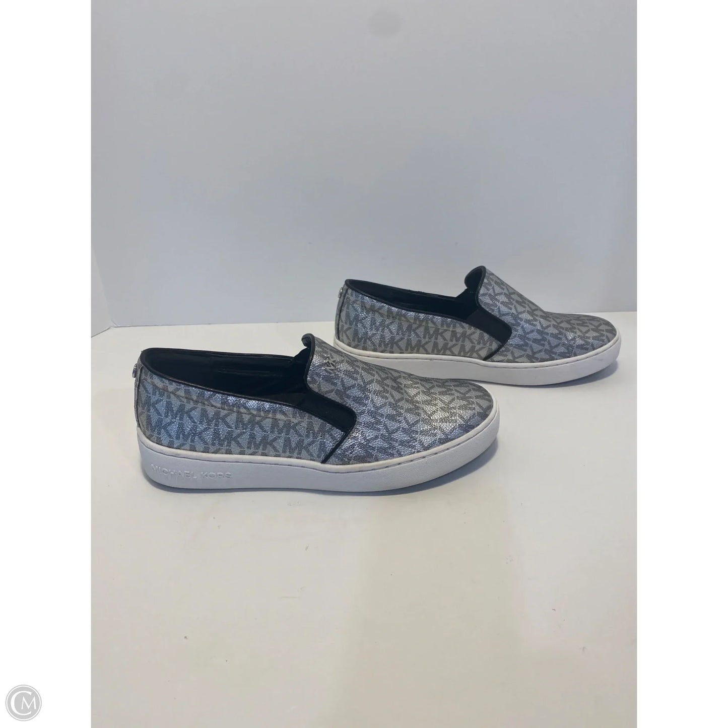 Shoes Flats By Michael By Michael Kors In Silver, Size: 7