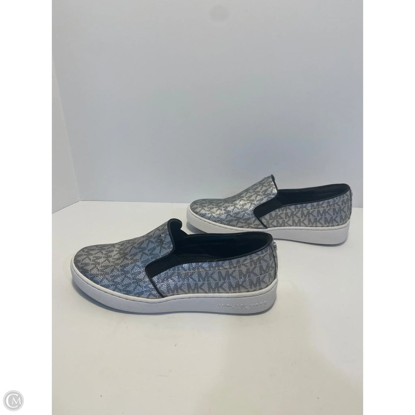 Shoes Flats By Michael By Michael Kors In Silver, Size: 7