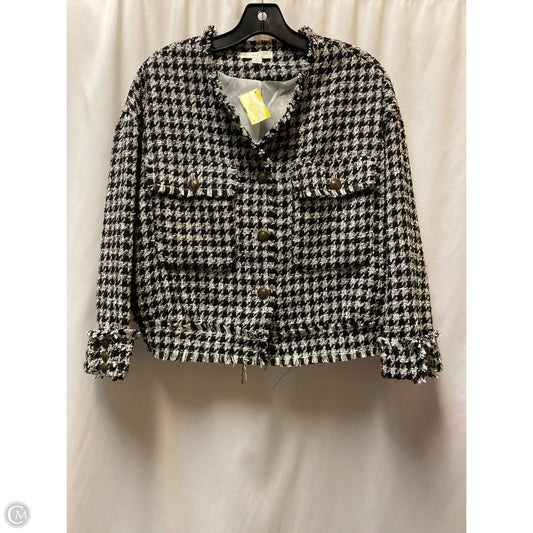 Blazer By Cato In Black & White, Size: M
