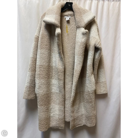 Cardigan Designer By Halston In Tan, Size: M