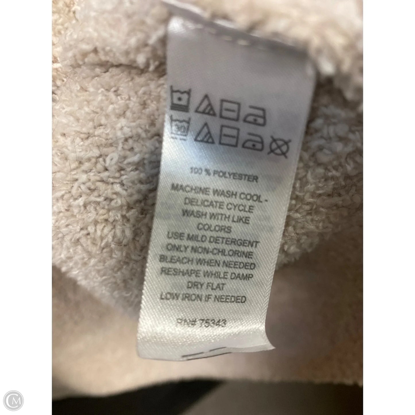 Cardigan Designer By Halston In Tan, Size: M