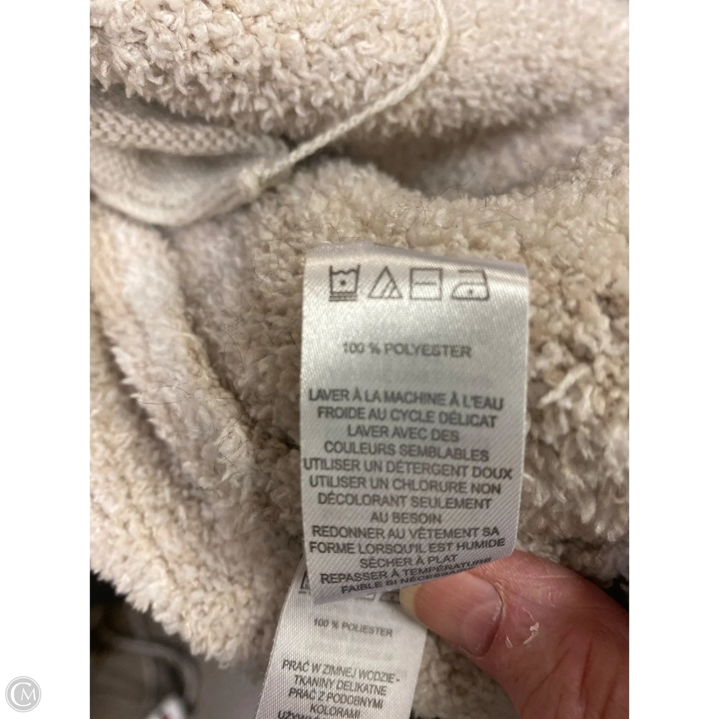 Cardigan Designer By Halston In Tan, Size: M