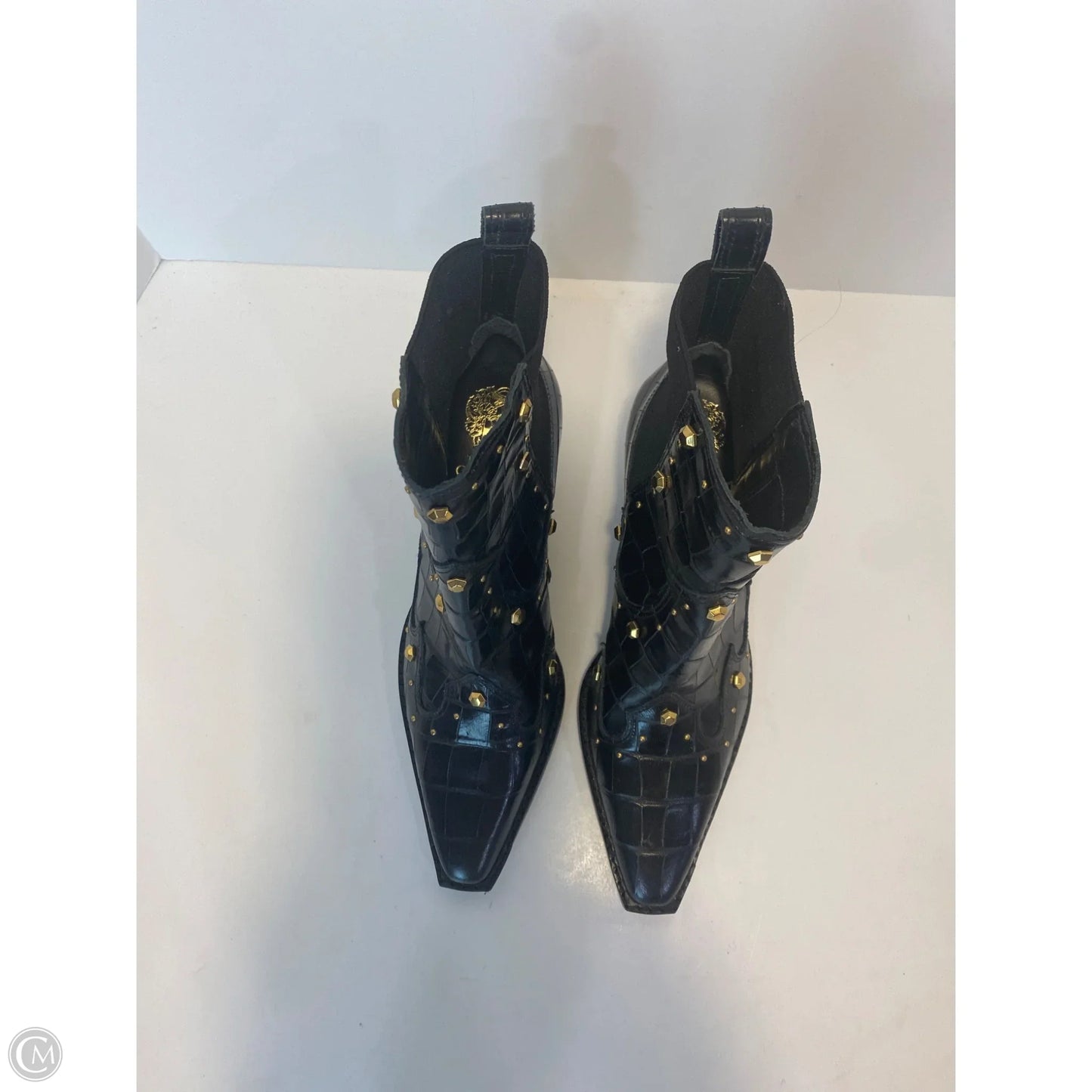 Boots Ankle Heels By Vince Camuto In Black, Size: 6