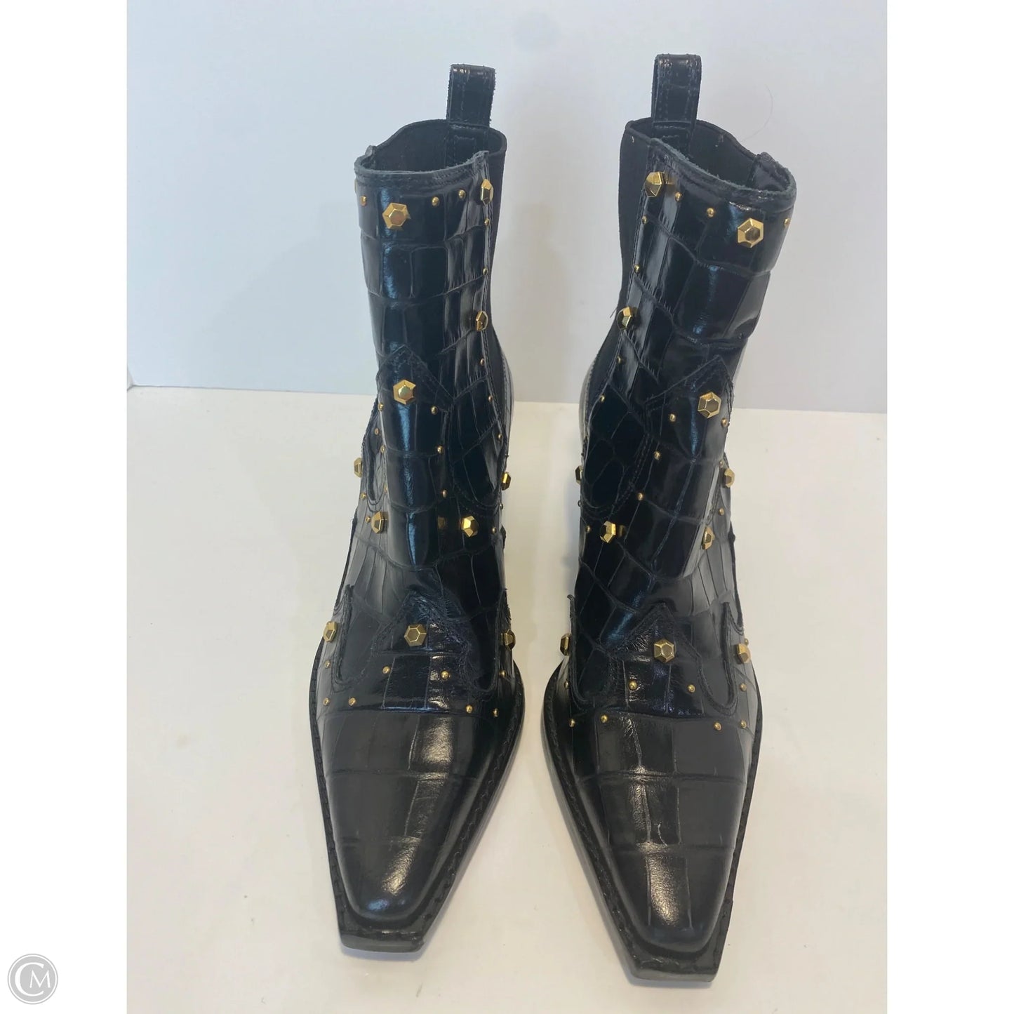 Boots Ankle Heels By Vince Camuto In Black, Size: 6