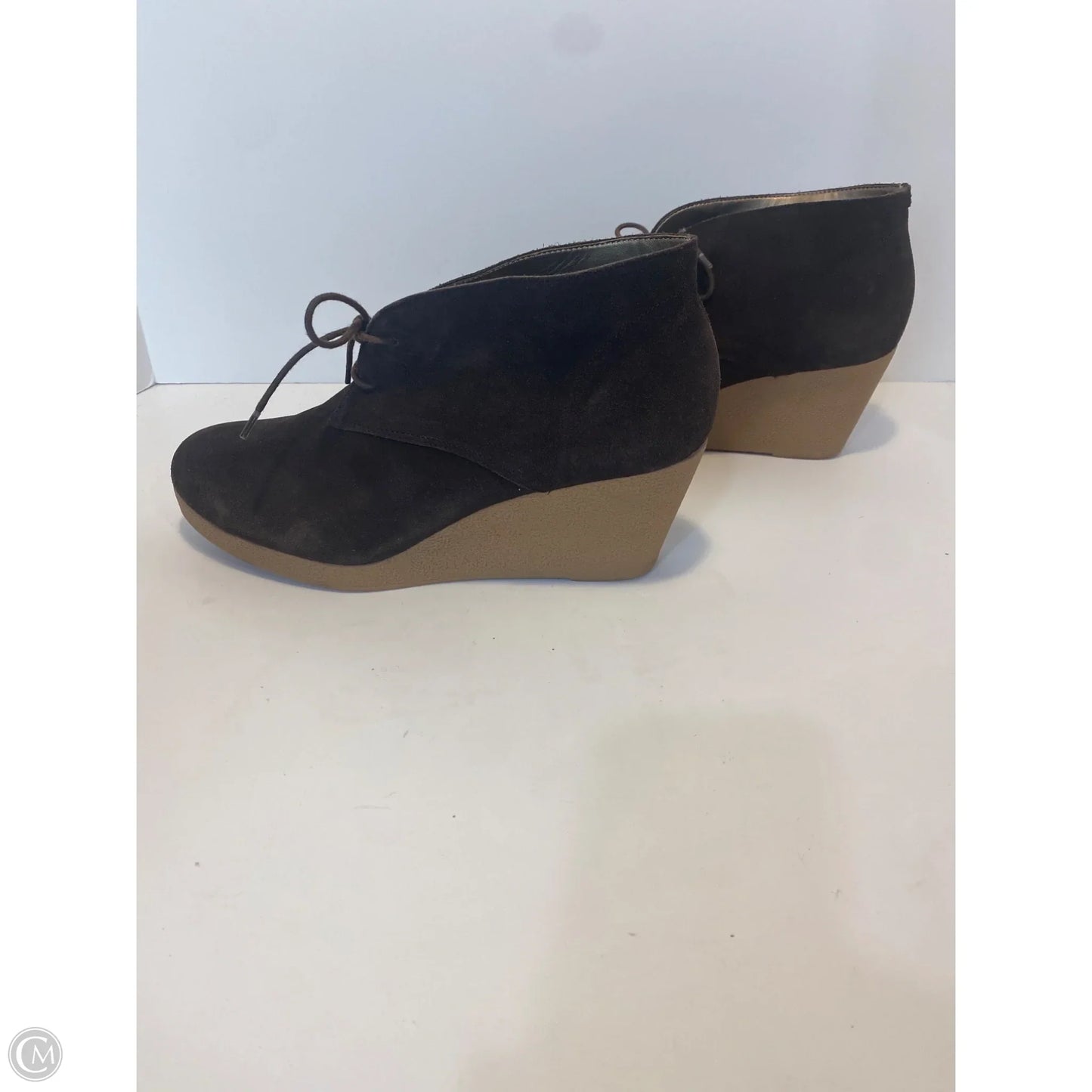 Boots Ankle Heels By Talbots In Brown, Size: 10