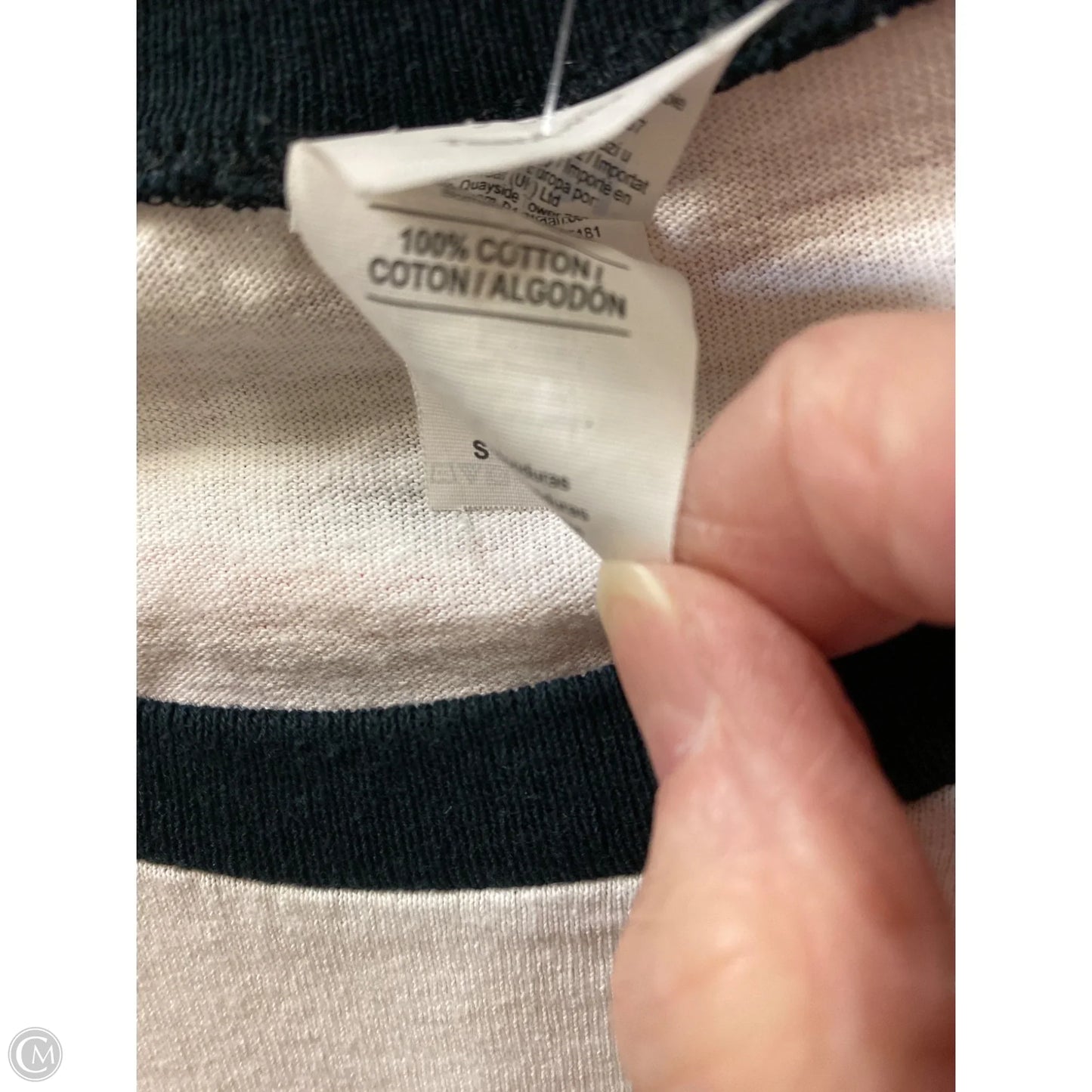 Top 3/4 Sleeve By Gildan In White, Size: S