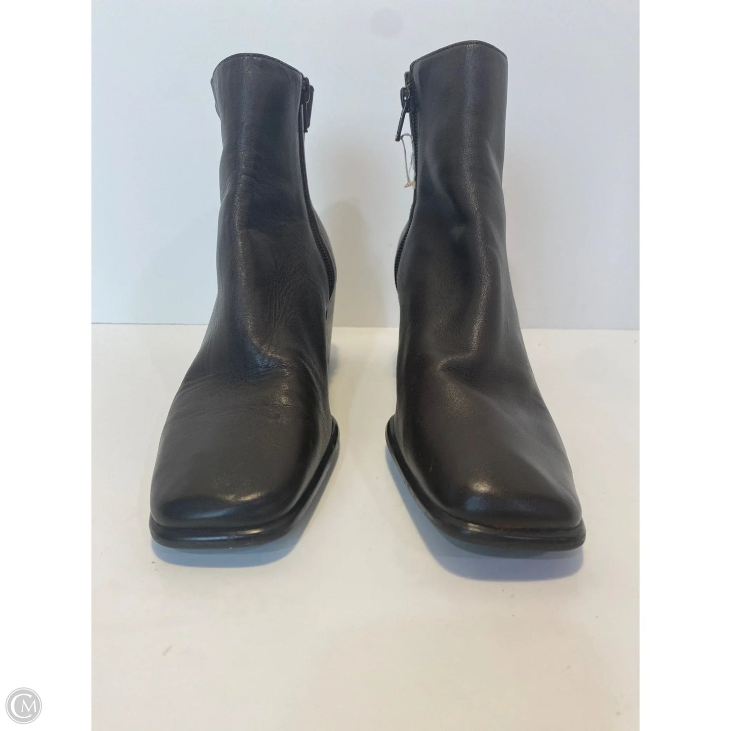 Boots Ankle Heels By Nicole In Brown, Size: 7.5